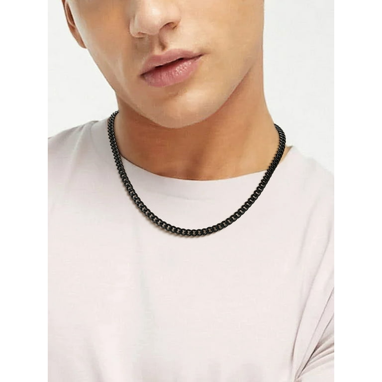 ChainsProMax Men Cuban Link Chain Necklace 12mm 22 inch 316L
