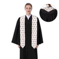 thumbnail image 4 of Logiee Corgi With Santa Claus Hat Print Unisex Adult Graduation Stole Shawl 72" Long for Academic Commencements Shawl-Sharp Corner, 4 of 7