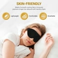 thumbnail image 2 of LunaOpulence 3D Sleep Mask with Travel Storage Bag – Blackout Eye Mask for Sleeping, Side Sleepers & Travel – Soft Memory Foam, Adjustable Strap, Lightweight & Comfortable Fit, 2 of 3