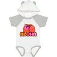 thumbnail image 3 of Inktastic Pink Aloha Palm Girls Baby Bodysuit, 3 of 5
