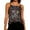 Multicolour, variant on Elegant Stage Performance Camisole Sparkling Sequin Stretch Sleeveless Tank ofp for and Evening Wear M Silver