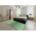 thumbnail image 4 of Ahgly Company Indoor Rectangle Patterned Mint Green Area Rugs, 8' x 12', 4 of 6