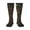 2 Black-1, variant on Boho Owl Pattern Women’s Knee High Crew Socks,Trouser Socks Comfortable, Breathable, Moisture-Wicking and Soft