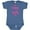 Indigo, variant on Inktastic Sassy Since Birth, Sassy, Sassy Girl, Arrow, Hearts Girls Baby Bodysuit