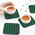 thumbnail image 5 of Kdxio Cartoon Kawaii Frogs Funny Coasters,4 Pcs Leather Coasters,Housewarming Gifts,Protect Furniture from Water Marks Scratch and Damage, 5 of 6