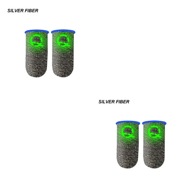 Wisewang Gaming Finger Sleeve Breathable Fingertips Non -slip Game Controller Gloves Non -slip Touch Screen Fingertip Controller Gloves New No.04 2Set