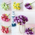 thumbnail image 4 of Artificial Flower Bouquet with 21 Roses for Wedding Home Decor, 4 of 7