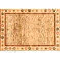 thumbnail image 1 of Ahgly Company Indoor Rectangle Abstract Orange Modern Area Rugs, 2' x 3', 1 of 4