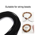 thumbnail image 3 of Elastic Thread Elastic Stretch Cord 1.2mm 15m Wrapped Beads String Wire For DIY Jewelry Making Black 3 Bundle, 3 of 8