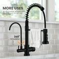thumbnail image 2 of WOWOW Pull Down Sprayer Kitchen Faucet with Drinking Water Filter, 2 of 8