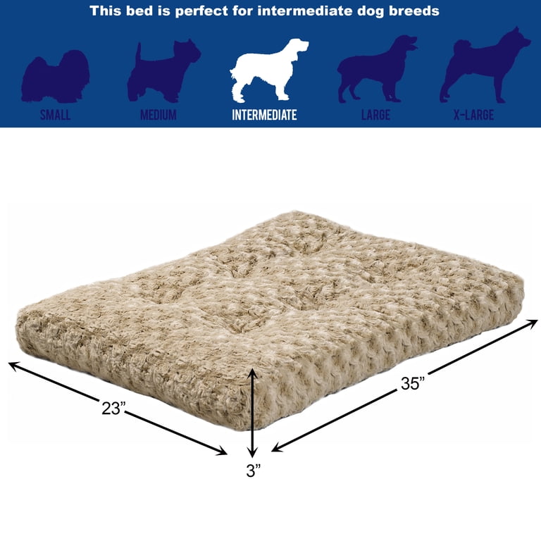 Quiet Time Ombre Swirl Taupe Dog Bed, 36 Inch photo 4