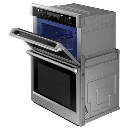 Samsung - 30" Microwave Combination Wall Oven with Steam Cook and WiFi - Stainless Steel