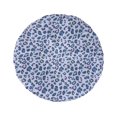 thumbnail image 4 of Unique Bargains Leopard Double Layer Shower Cap 1 Pc Purple, 4 of 5