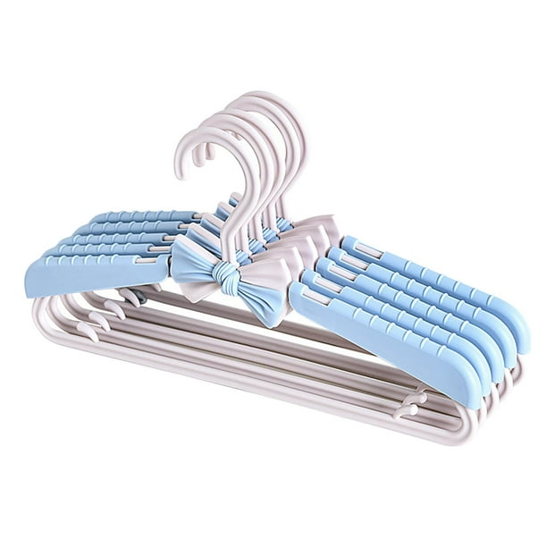 Perchero telescópico multifuncional para ropa, perchero extensible Azul