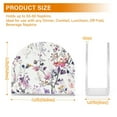 thumbnail image 4 of Yayeee Napkin Holder for Table Kitchen Paper Tissue Organization, Purple Wildflowers, 4 of 8