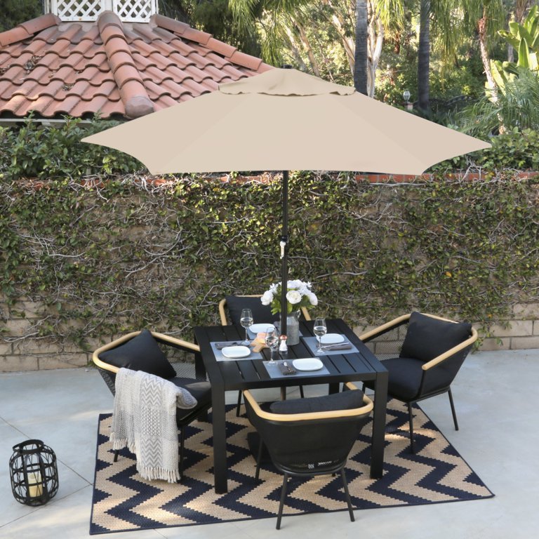 antique beige patio umbrella Business & Pleasure Co. The Standing out from the crowd and adding a touch of timeless elegance to your outdoor space is a challenge that people struggle with every day Business & Pleasure Co. The