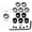 Inner diameter 6.35mm outer diameter 12.7mm, variant on Durable Steel Bearings Accessories Kit Fits for Milling Cutter Heads and Shank Carpentry Cutting Tool