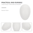 thumbnail image 4 of FOMIYES 50pcs Unfinished Artificial Eggs Graffiti Plastic Eggs DIY Easter Egg Decoration, 4 of 5