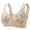 Beige, variant on Everyday Cotton Snap Bras - Women's Front Easy Close Builtup Sports Push Up Bra with Padded(Pink,36)