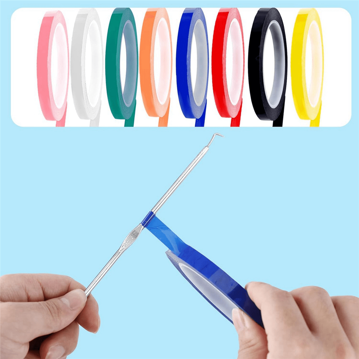 24 Rolls Colors Autoclave Tape 216 Ft/L X 0.4 In/W Instruments Identification Tape Autoclavable 270 Fahrenheit