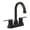 Oil Rubbed Bronze, variant on IVV 2-Handle Bathroom Faucets in Oil Rubbed Bronze Finished, 360 Degree High Arc Swivel Spout Centerset RV Vanity Faucets for 2/3 Hole