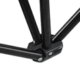 thumbnail image 2 of Yaheetech 8-Seat Portable Folding Camping Bench with High Backrest, Black, 2 of 8