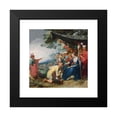 thumbnail image 2 of Abraham Bloemaert 12x12 Black Modern Framed Museum Art Print Titled - Theagenes Receiving the Palm of Honour from Chariclea (1626), 2 of 5