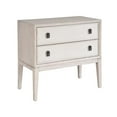 thumbnail image 2 of Universal Coalesce Presley Two Drawer Nightstand in Gray Oak Wood with 2 USBs, 2 of 4