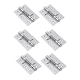 thumbnail image 2 of Bisagra de puerta de 6 piezas, fácil instalación para puerta trasera, herrajes versátiles para muebles. 3 pulgadas, 2 of 8
