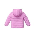 thumbnail image 2 of WIBACKER 2-10T Kids Girls Outerwear Coat Baby Winter Hooded Puffer Jackets Light Weight Water Resistant Packable Coat, 2 of 12