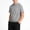 Gray, variant on Boys' Solid Color Short Sleeve Hooded T-Shirt for Casual Wear