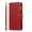 Red, variant on Luxury shockproof phone case, stand style protective cover, suitable for Samsung S21 UITRA with card slot zipper phone protective leather case