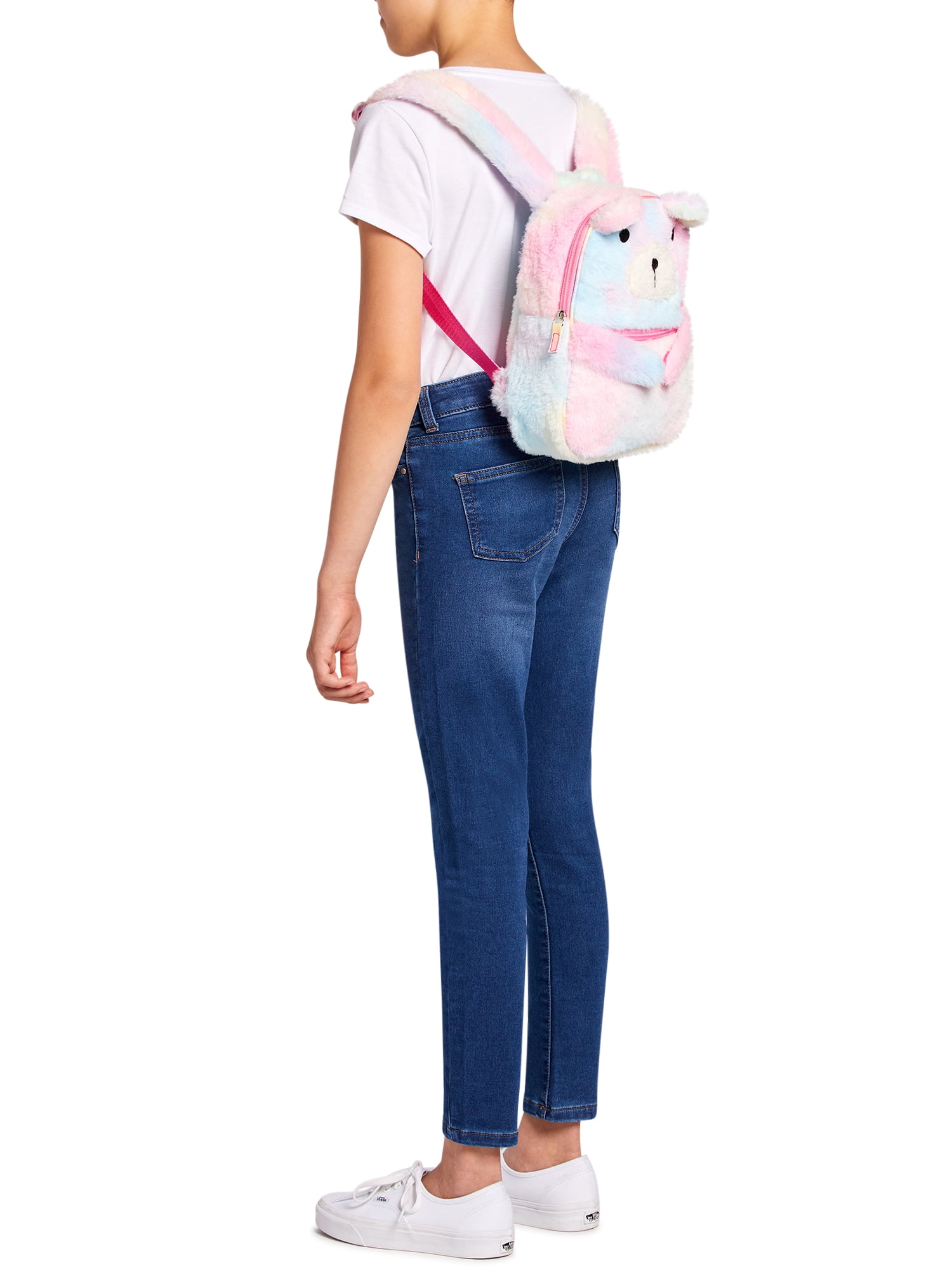 Wonder Nation Kids Fuzzy Bear Mini Backpack