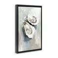 thumbnail image 3 of Stupell Industries Two Oysters Seashell Mirage Animals Painting Black Floater Framed Canvas Art Print Wall Art, 21 x 31, 3 of 9