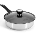 thumbnail image 3 of Oster Baldwyn 10 Piece Stainless Steel Belly-Shaped Nonstick Cookware and Utensil Set, 3 of 7