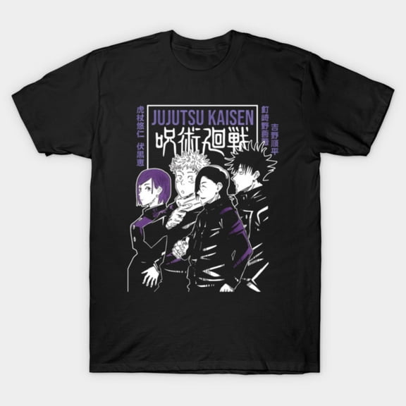 Jujutsu Kaisen First-Year Students At Jujutsu High T-Shirt Sizes S-5Xl GooGate