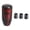 Red 3.6x7.3cm, variant on lacooooppia Gear Shifter Knob Universal Gear Shifter Level Knob Carbon Fiber Aluminum Shift Rod Handle Vehicle Replacement Part with 3 Adapters Easy to Install Su Red 6.1x4.2cm