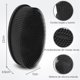thumbnail image 2 of 2 Piezas Cepillo Corporal de Silicona, Estropajo Corporal de Suave para Limpieza Nutritiva y Exfoliación de tu Piel, Cepillo de Ducha, Duradero y Fácil de Limpiar, Ideal para Baños Masajes (Negro), 2 of 4