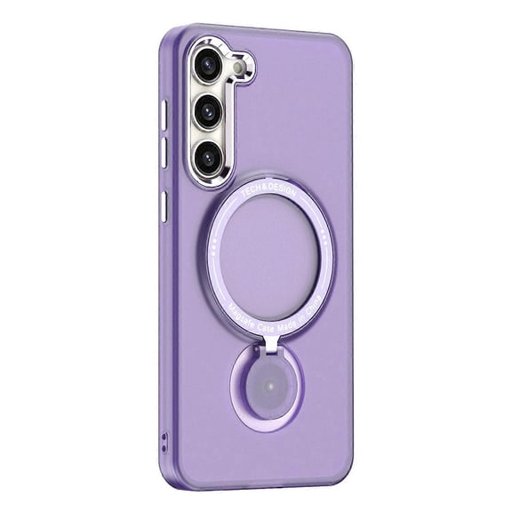 Compatible with Samsung Galaxy S23  Hard PC Phone Protective Case Magnetic Ring Stand Anti-drop Shell