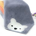 thumbnail image 1 of Serviettes en Coton pour Enfants Serviette pour Bébé Motif d'Ourson Mignon Suspendable Serviette à Main, 1 of 5