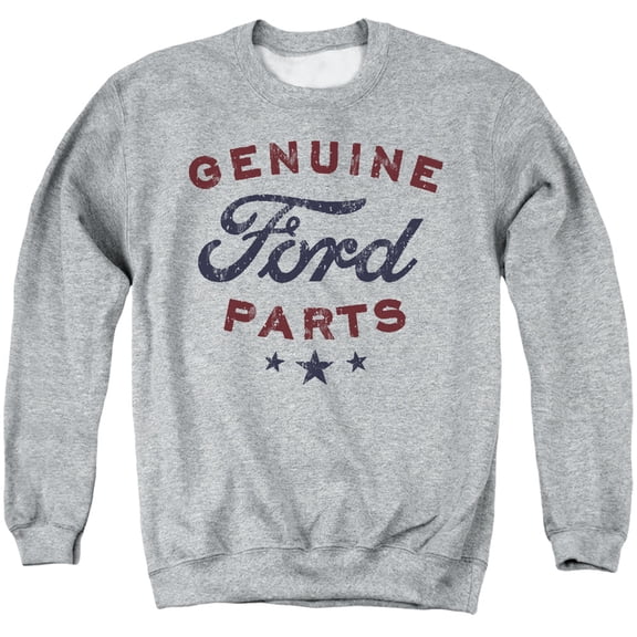 Ford Genuine Parts Unisex Adult Crewneck Sweatshirt,Athletic Heather, Medium