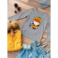 thumbnail image 3 of Cute Pumpkin Costume Girl Long Sleeve Toddler -Image by Shutterstock,  3 Toddler, 3 of 4