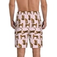 thumbnail image 5 of Cauagu Leopard Print Print Pajama Bottoms for Men Sleep Pajama Shorts Elastic Waistband Sleep Pajama Short Men's PJ Shorts -X-Large, 5 of 6