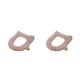 thumbnail image 1 of Asiento de inodoro Inteprter Tamaño compacto Diseño grueso Calentador de invierno Transpirable Lavable Correa autoadhesiva Cubierta de inodoros Beige 2piezas, 1 of 6