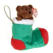 Ty Beanie Babies Stockings the Bear Hanging Christmas Ornament Plush 2004