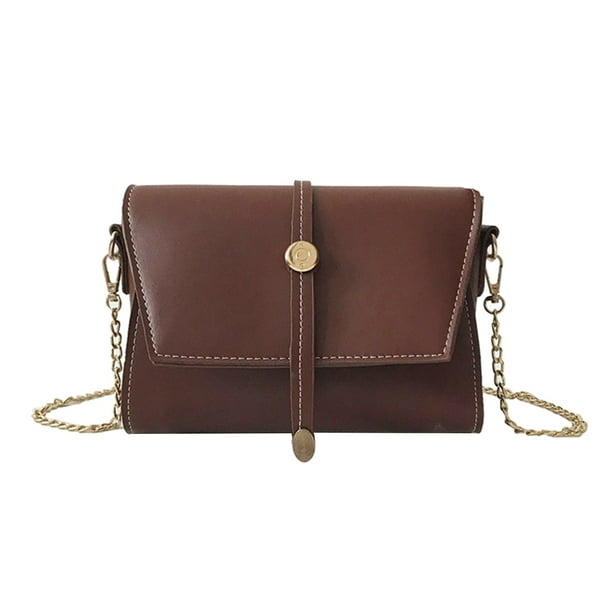 Bolsos De Hombro De Cuero De Embrague Bolsos De Mujer Bolso De Bandolera Con Cremallera - Ligero Marrón cro Zulema Bolso de mujer