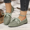 thumbnail image 5 of Willtoo Womens Lace‑Up Loafers British Style Lightweight Flat Casual Shoes Soft Non‑Slip Slip‑On Walking Shoes for Daily Office Wear, 5 of 5