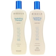 Biosilk Hydrating Therapy Shampoo 12 oz & Hydrating Therapy Conditioner 12 oz Combo Pack