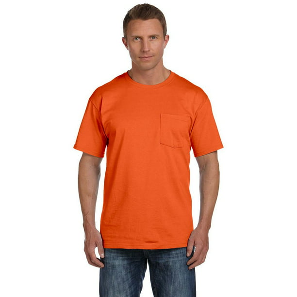 Fruit of Loom New MmF - Men - Cotton T-Shirt with a Pocket -