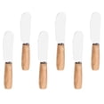 thumbnail image 4 of CIMAXIC Stainless Steel and Plastic Baking Spatulas for Kitchen Use Multi Color 6 Pieces,4.02"X0.79"X0.39", 4 of 5